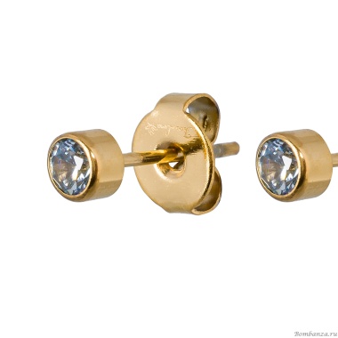 Пусеты Fiore Luna, Cubic zirconia Ske Blue, SWE0128 SB G Пусеты Fiore Luna, Cubic zirconia Ske Blue, SWE0128 SB G